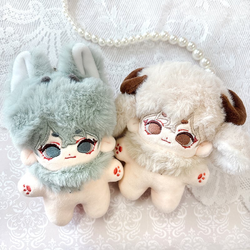 MANCOTTON】10cm無属性ぬいぐるみ【ふわふわケモ耳】 | G.triGer