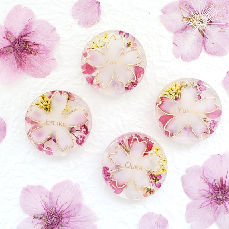 アクセサリー】桜ヘアゴム（小さめ）/ by.トモコ | Lapi (kimie.)