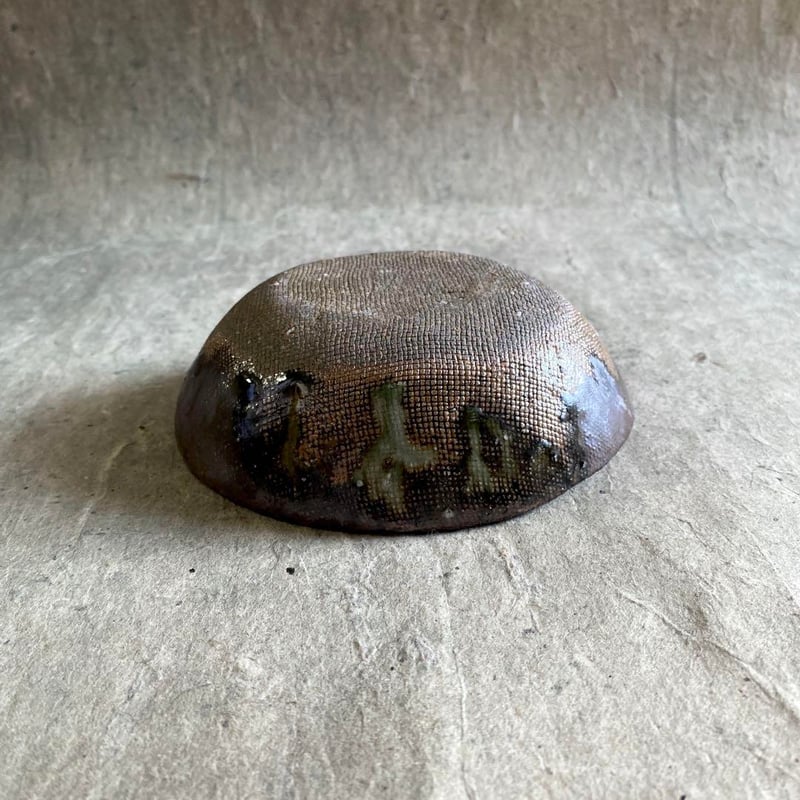 益子焼 古賀賢二 灰釉楕円鉢（小） | MatsuBokkuri