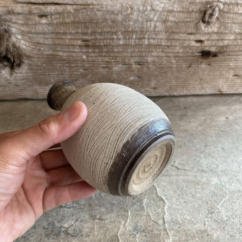 益子焼 刷毛目二合徳利 | MatsuBokkuri