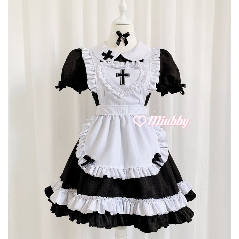 ナースメイド エプロンset サックス | tulle オンラインストア