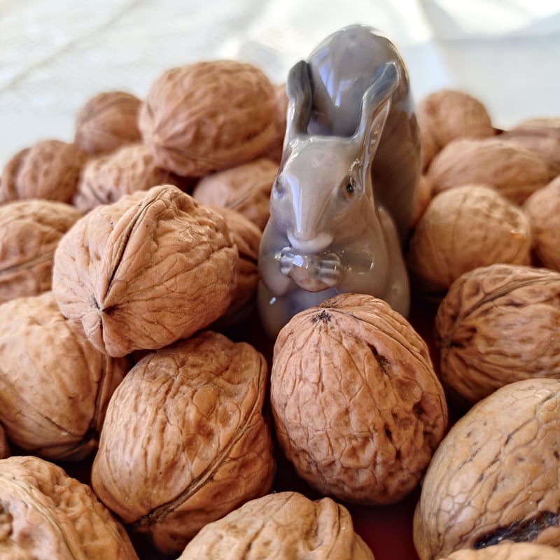 RoyalCopenhagenロイヤルコペンハーゲンのナッツだぜ❣❤️なリス