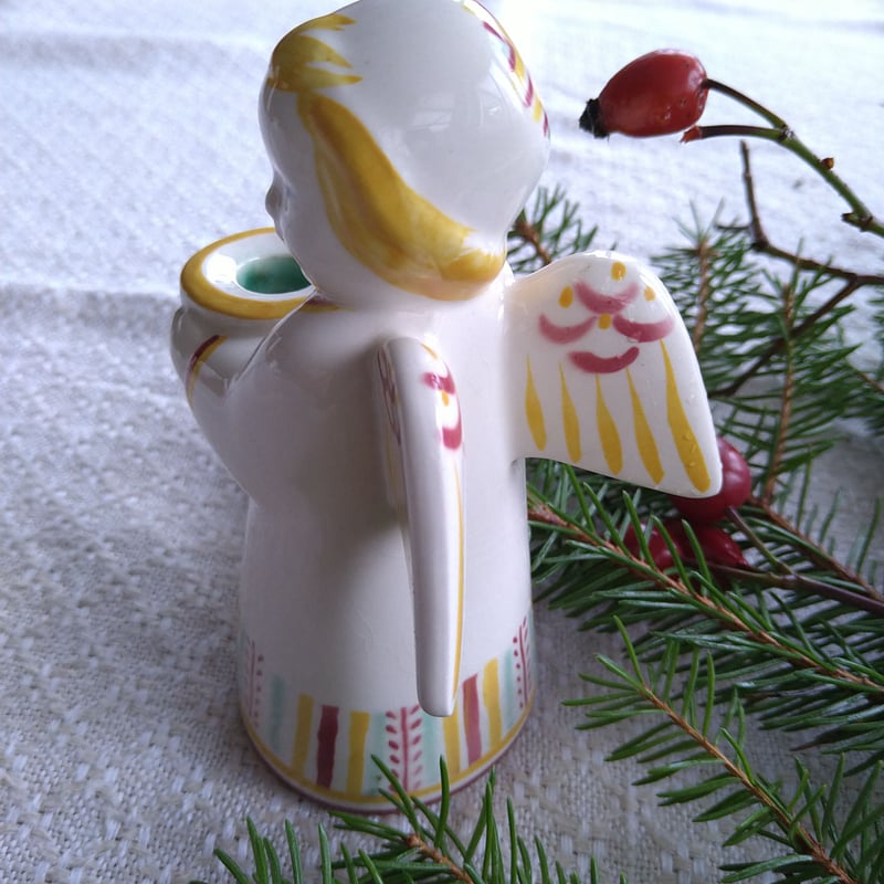 Aluminiaアルミニアの天使キャンドルホルダー高さ約13㎝H/CandleStand