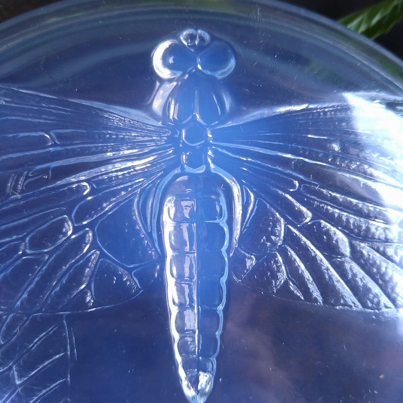 R.Laliqueルネ・ラリック1921年トンボのボンボン入れオパールセント