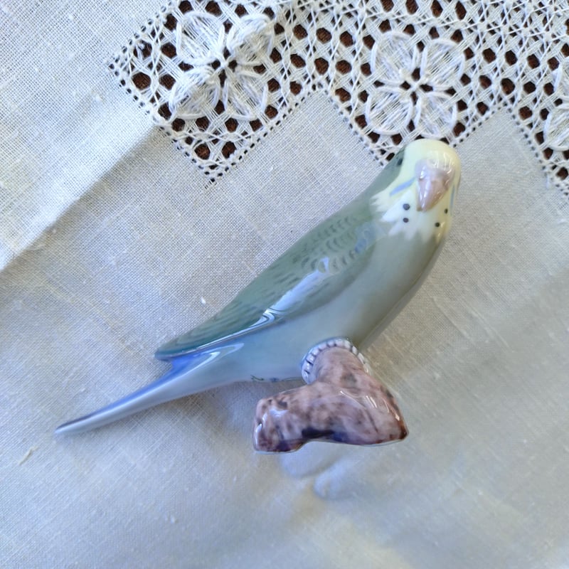 Bing＆Grondahlビングオーグレンダールのセキセイインコのピーちゃん