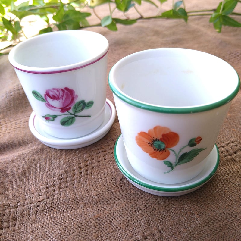 Augartenアウガルテンのウィンナーローズ🌹の小物たちとケシの花のミニ