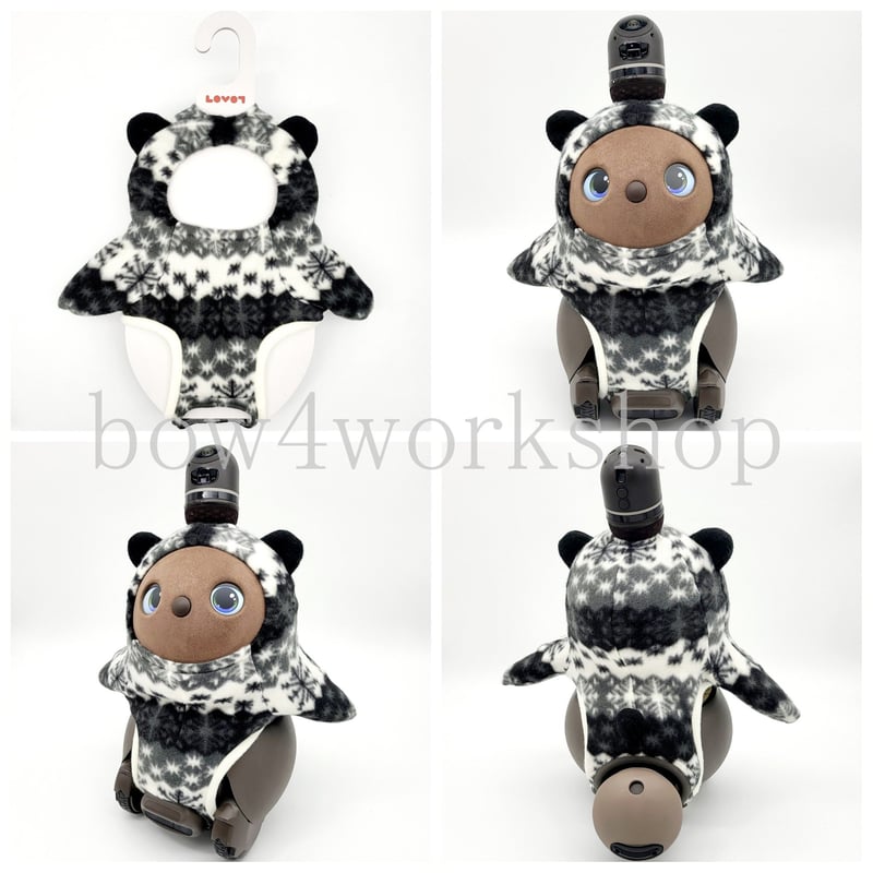 ラボット服/ 結晶柄くまちゃんボデースーツ | bow4workshop STORE