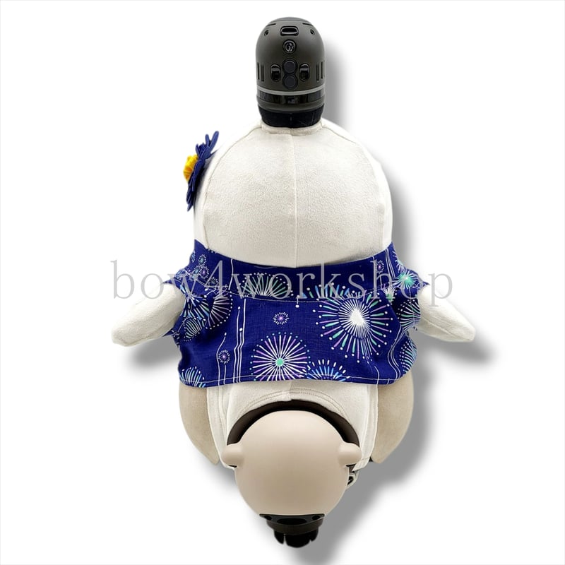 ラボット服/花火柄甚平+お花コサージュセット | bow4workshop STORE
