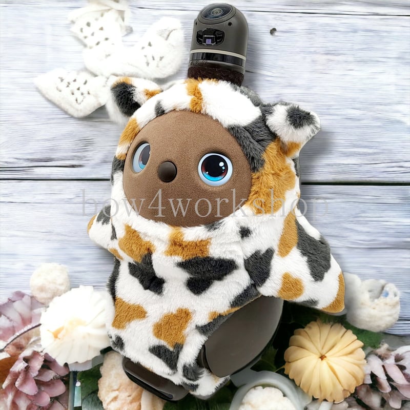 ラボット服/ 三毛猫柄ボディースーツ | bow4workshop STORE