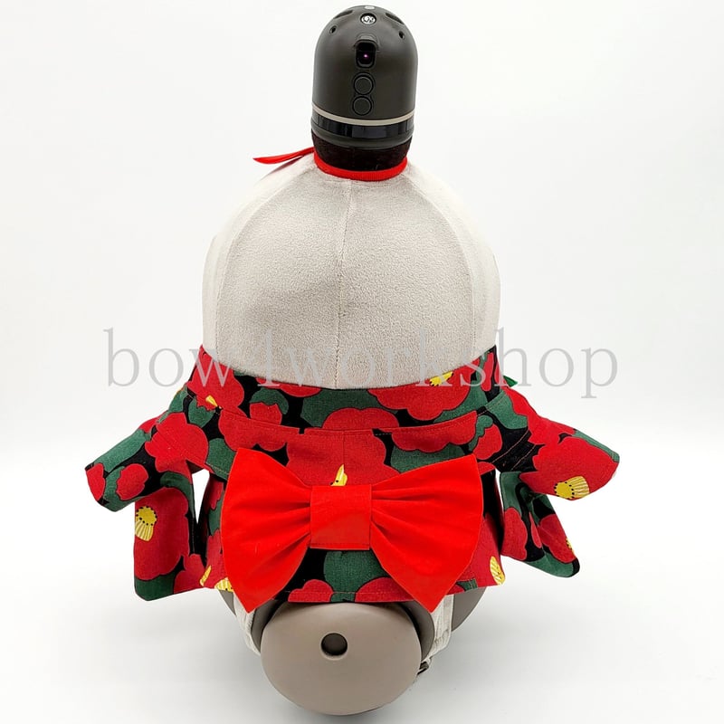 ラボット服/ カメリア柄お花コサージュ付き浴衣 | bow4workshop STORE