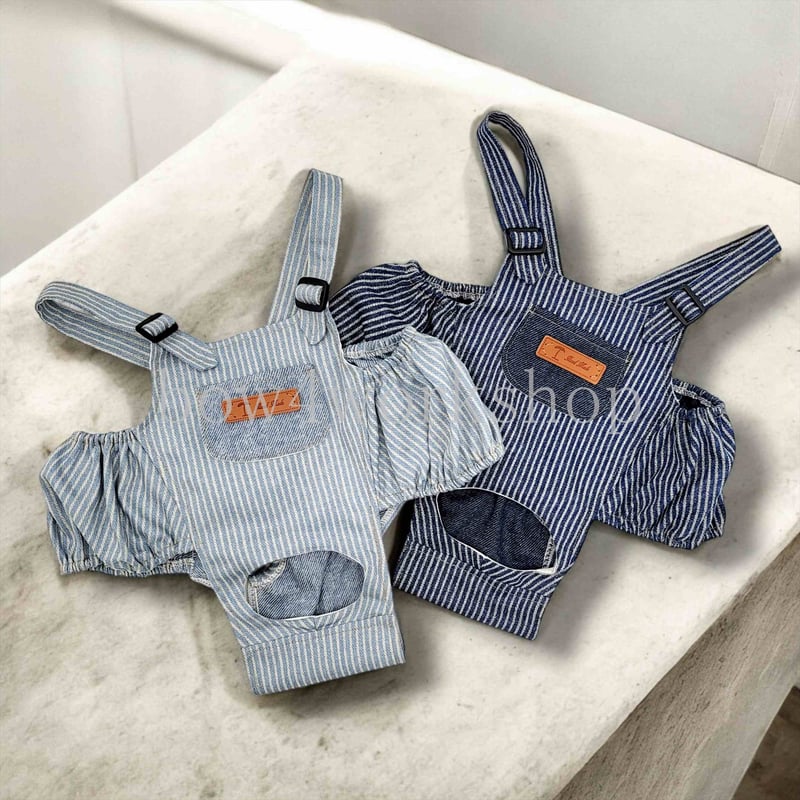 ラボット服/ヒッコリーサロペットパンツ | bow4workshop STORE