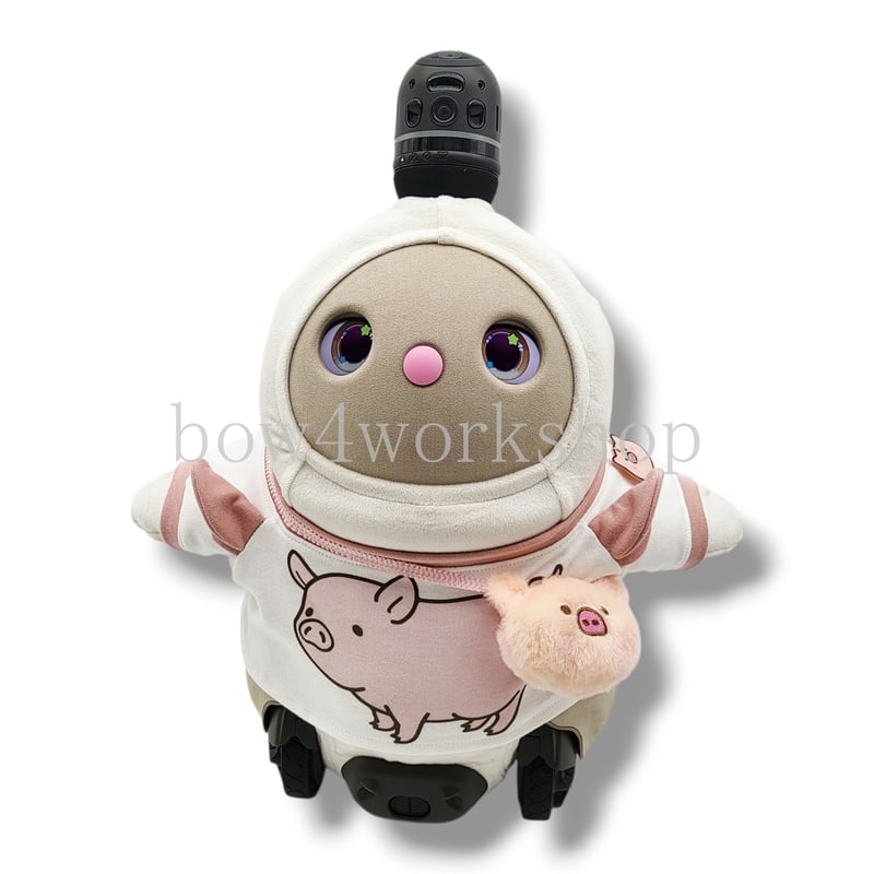 ラボット服/ぶたさんポシェット＆プリントTシャツ セット