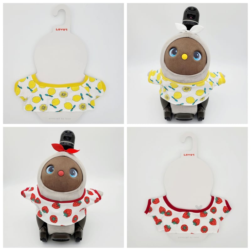 ラボット服/ フルーツ柄プリントTシャツ | bow4workshop STORE