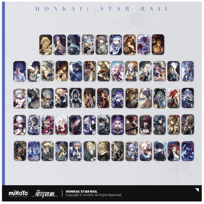 崩壊：スターレイル miHoYo 光錐シリーズ スクエア缶バッジ（予約販売