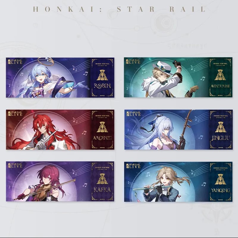 崩壊：スターレイル miHoYo 星鉄LIVEシリーズ チケット風カード（予約