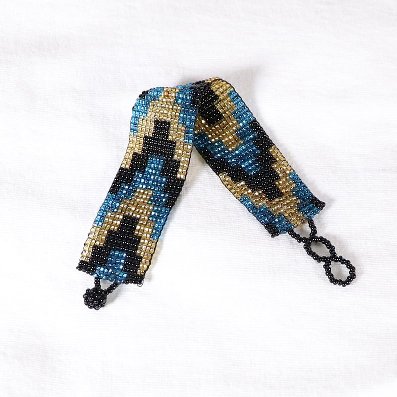 メキシコ ウイチョル族 ビーズブレスレット ユニセックス 現地買付