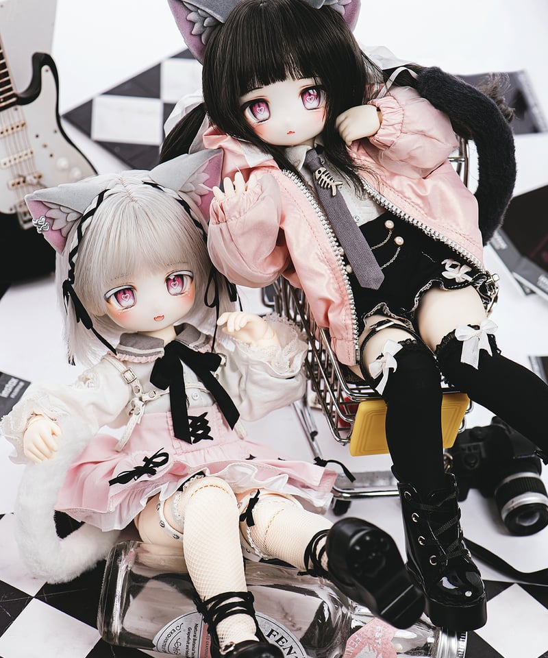 LaPeonierコラボ企画】TinyFox×適当緑 猫耳量産型女子・白猫 1/6