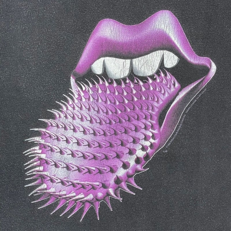 ROLLING STONES VOODOO LOUNGE PURPLE SPIKE TONGU