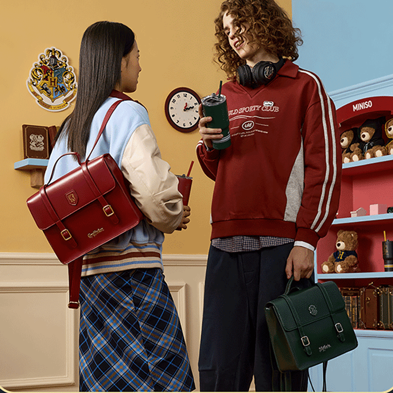 ハリーポッター ホグワーツ寮 サッチェルバッグ 海外限定公式