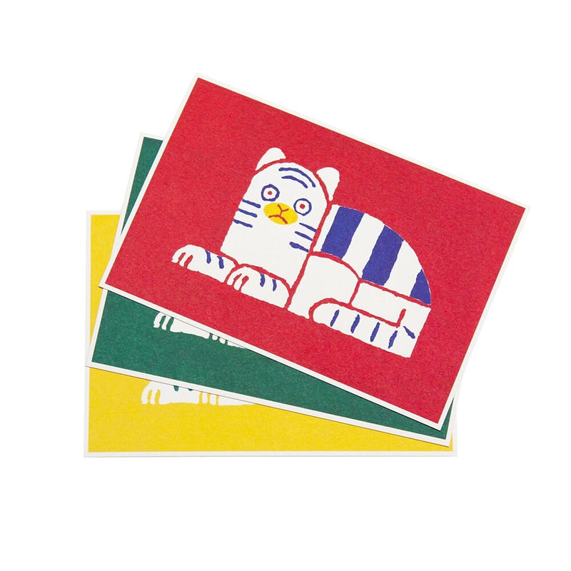 寅ポストカードセット | 上出瓷藝（かみでしげい）ストア