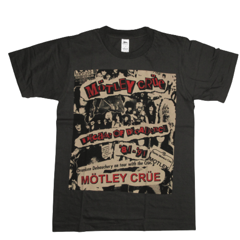 ロックTシャツ Motley Crue モトリークルー｜バンドTシャツ・音楽T