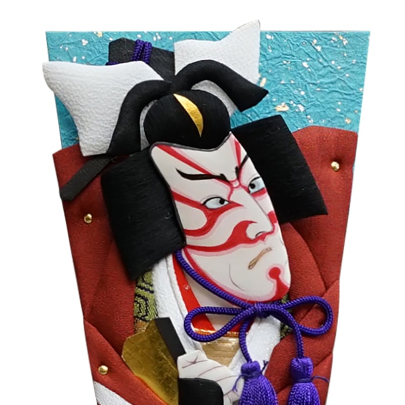 羽子板 歌舞伎十八番 7号 暫 スタンド付 | hayashiyaningyotenec's