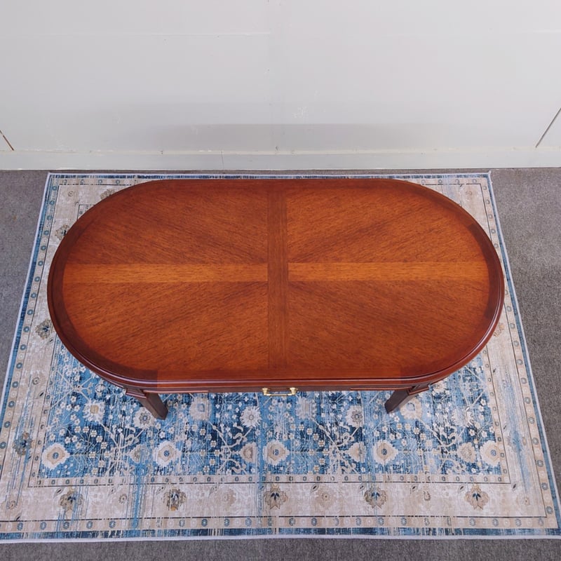 マルニ木工 地中海 センターテーブル 幅112cm 楕円形 引き出し付き※i4※ マルニ木工> センターテーブル・地中海シリーズ | FUJIWAKAYAMA