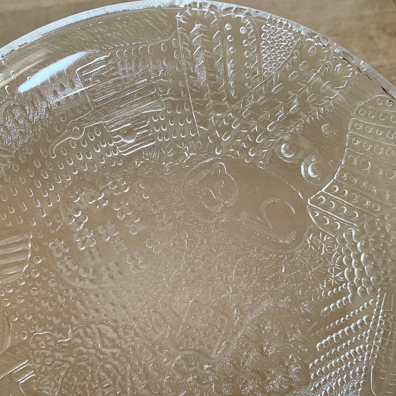 Vintage品】ヌータヤルヴィ Nuutajarvi ファウナFauna プレート17cm