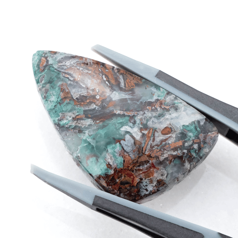 鮮やかインクルージョン】コッパークリソコラインカルセドニー 28.7ct