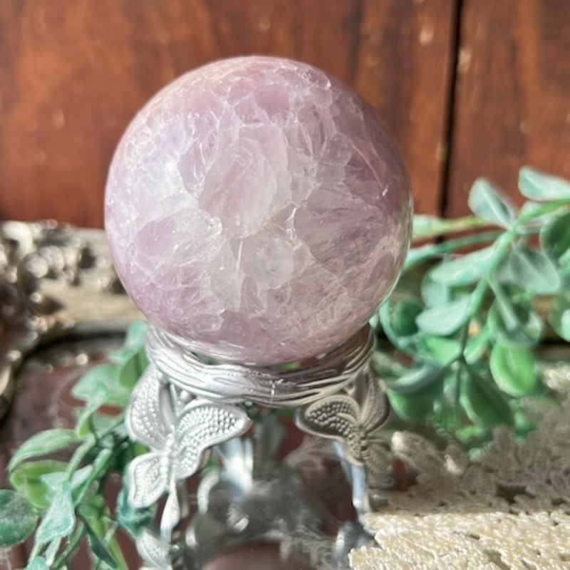 ◇ピンクアメジスト桜瑪瑙共生スフィア【A】 | 天然石と雑貨のお店