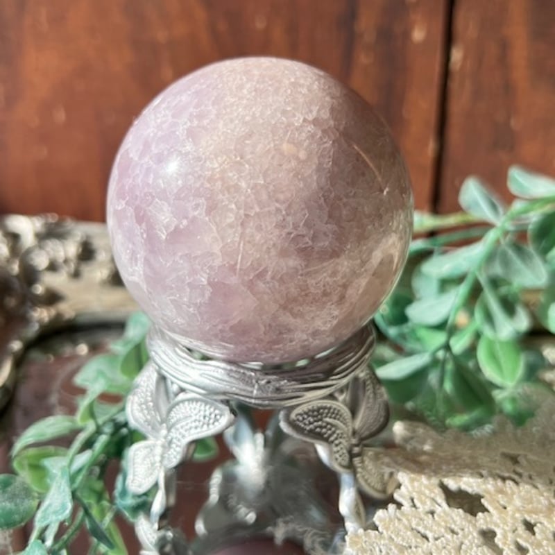 ◇ピンクアメジスト桜瑪瑙共生スフィア【A】 | 天然石と雑貨のお店