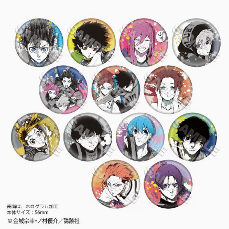 ブルーロック 中国再販 ホログラム缶バッジVol.1 | Nekotani