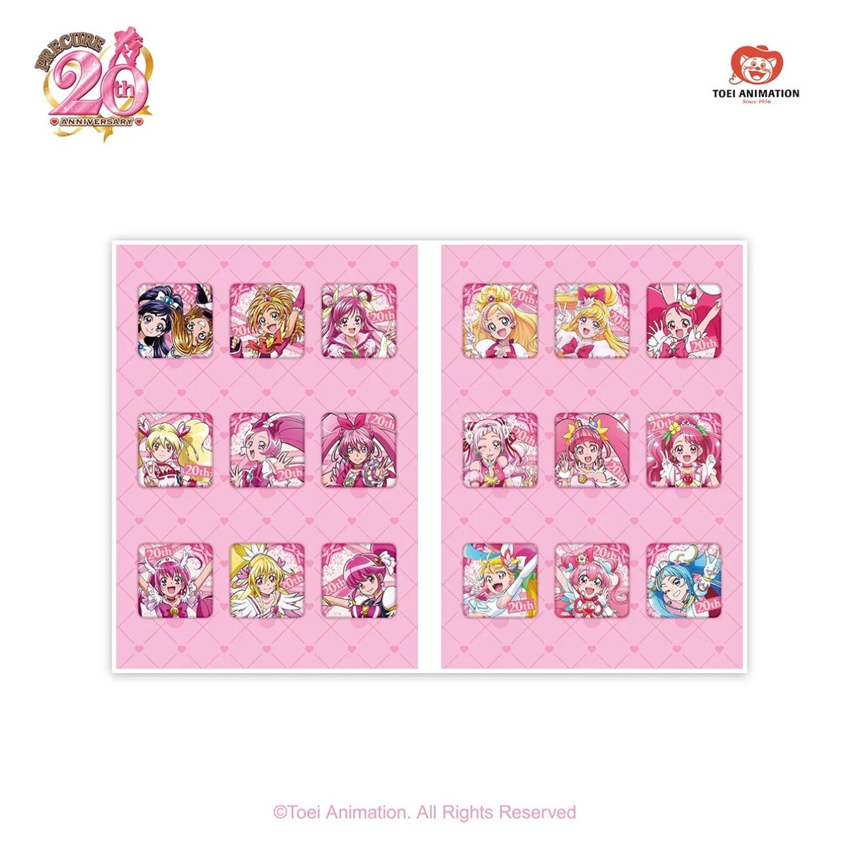 プリキュア20周年 缶バッジ記念BOX | Nekotani