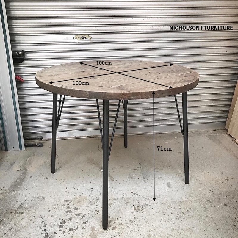 S様 専用ご注文ページ 】※カスタムオーダー製作 足場板 丸型テーブル