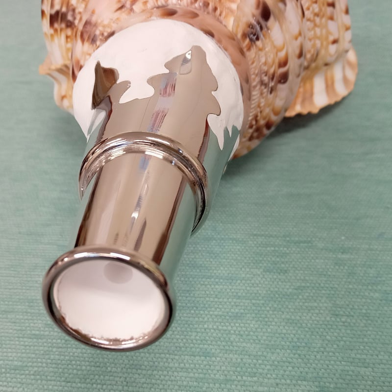 法螺貝 大 約40cm 歌口付き 品番40-02 | 多田商店 法螺貝と和装の専門店