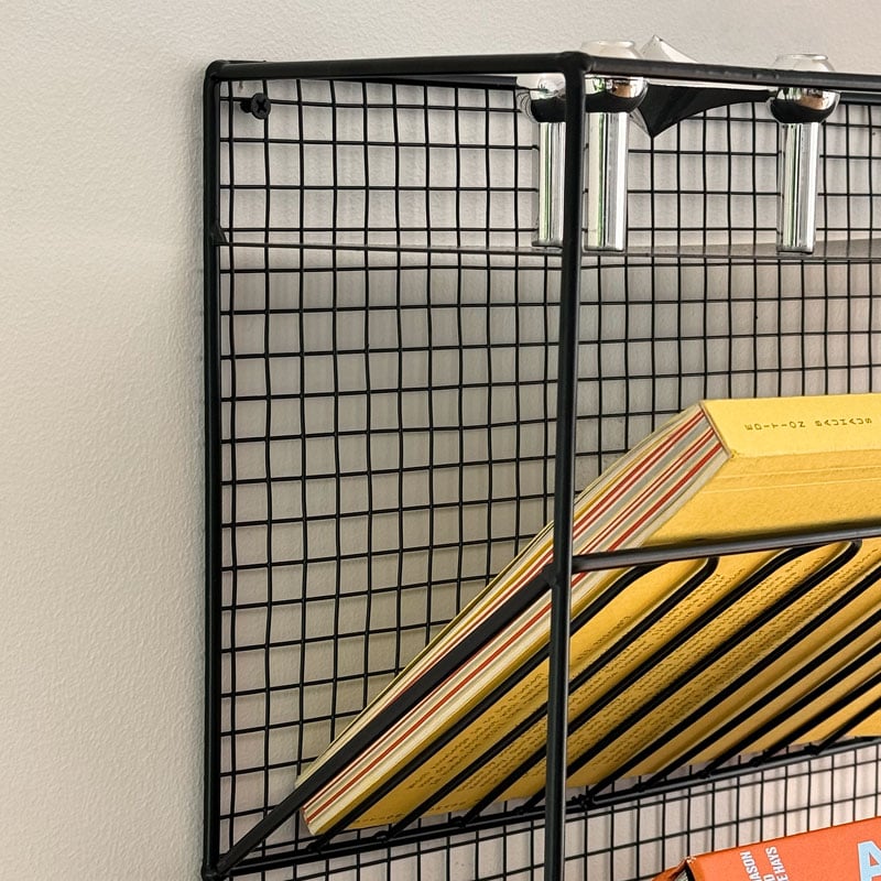 wallrack-03048 アイアンメッシュ ウォールラック ブラック | ART OF B