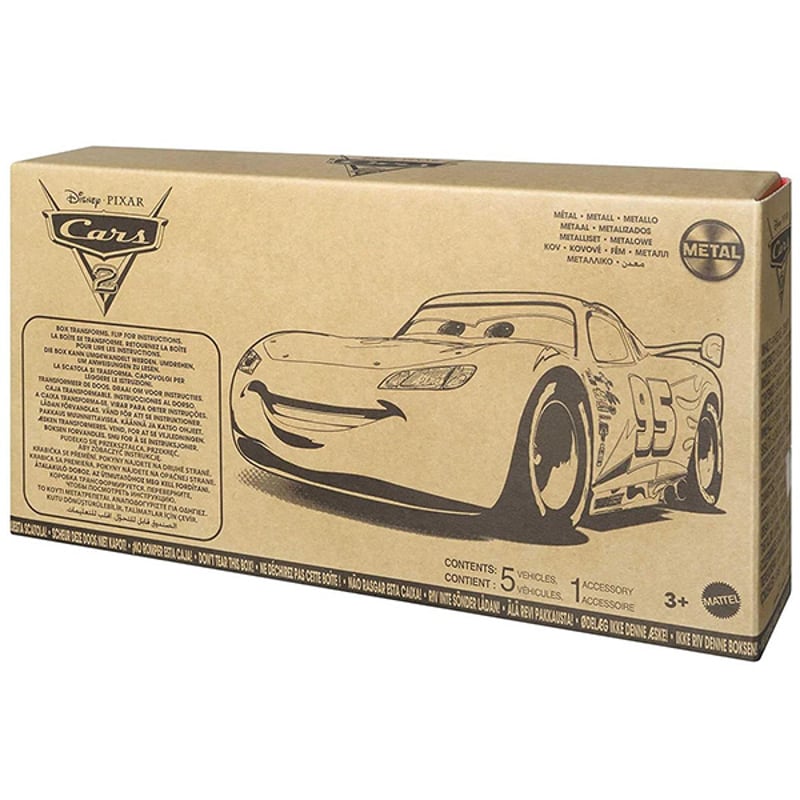 MATTEL 1:55 DISNEY PIXAR CARS 2 PORTO CORSA SET