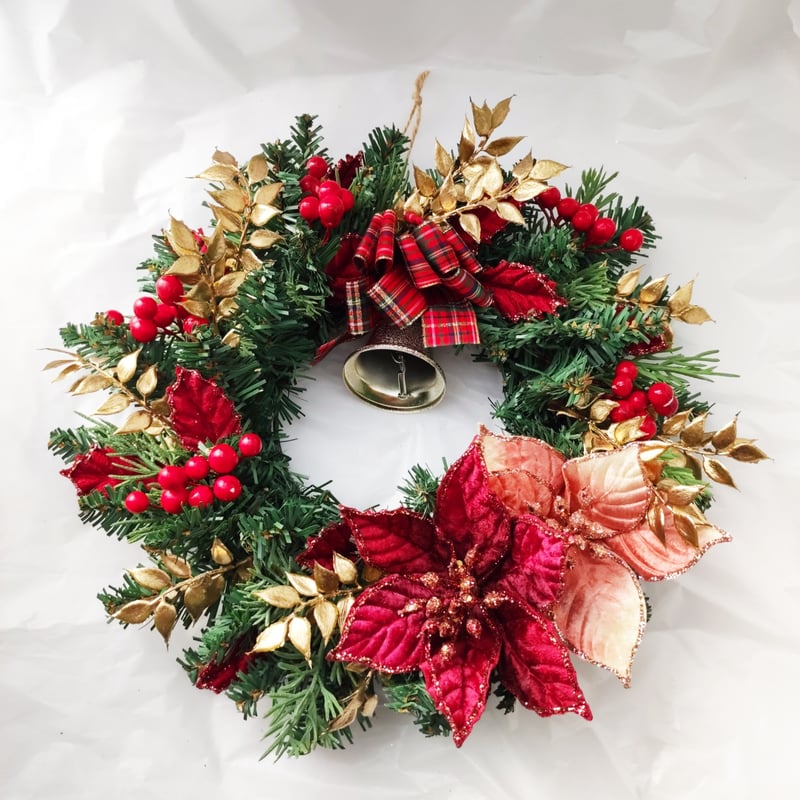 ゴージャスなクリスマスリース | MAPLE FLOWER＆COFFEE