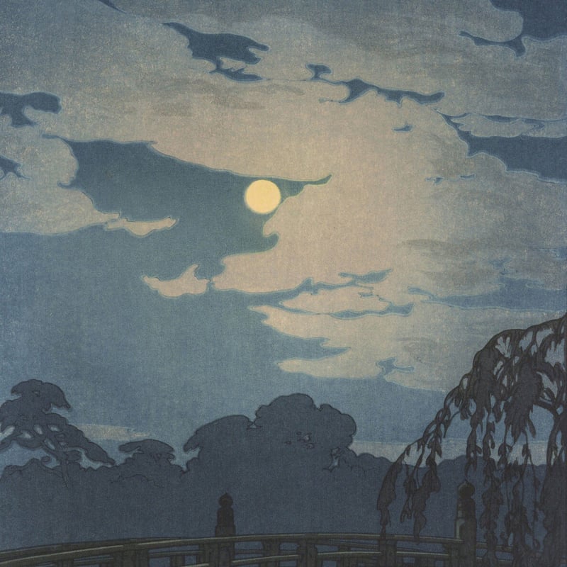 吉田博「東京拾二題 平河橋」 | 古美術もりみや