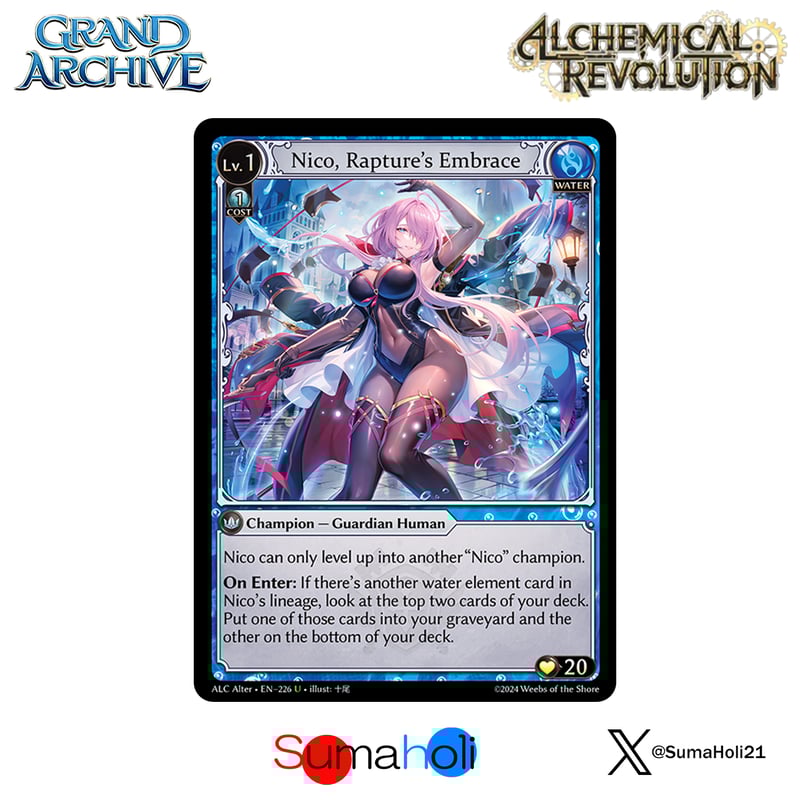 Grand ArchiveTCG『Nico, Rapture's Embrace』Alchem
