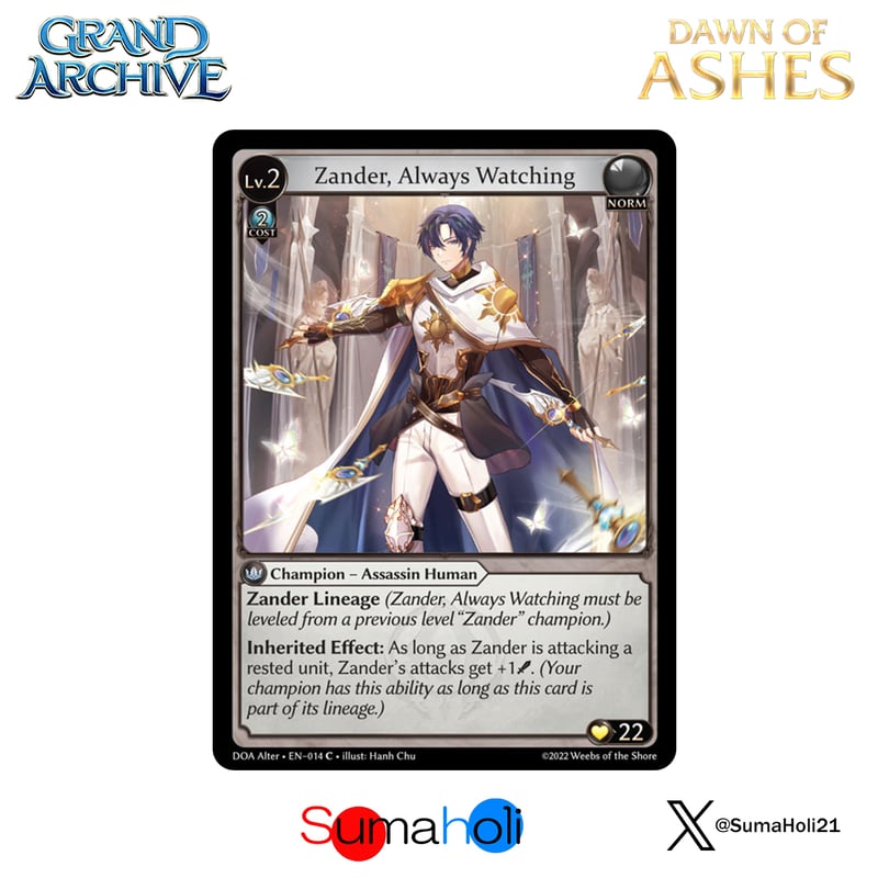 Grand ArchiveTCG『Zander, Always Watching』Dawn o