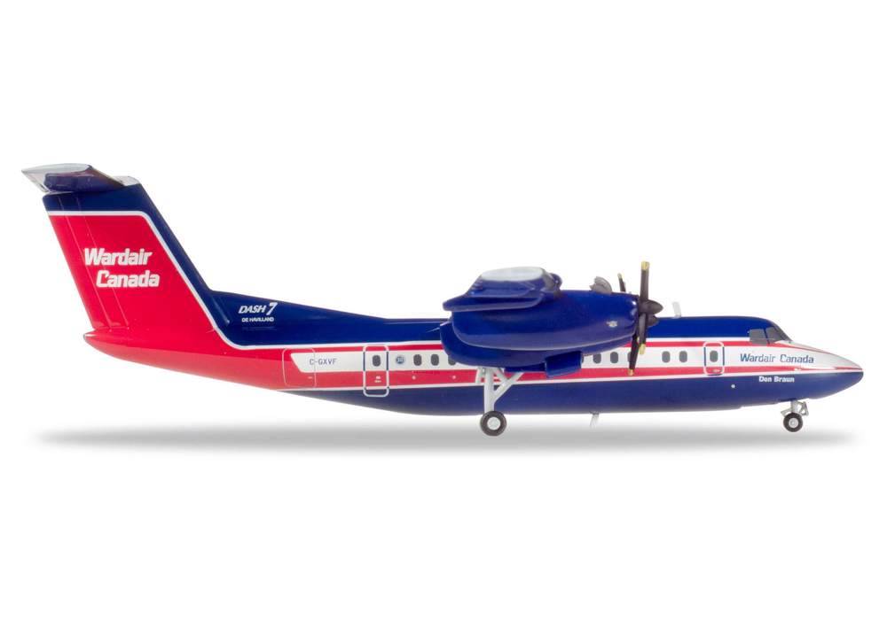 航空機・ヘリコプター Wardair De Havilland DHC-7 1/200 herpa
