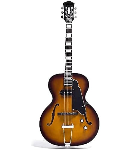 Amazon | GROTE 335 style Jazz Electric Guitar with Bigsby Semi