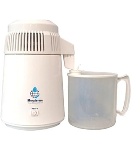 Amazon | 蒸留水器（黒・本体ステンレス） 新型ポリ容器付き 「メガ