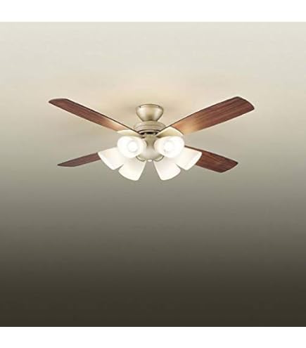 Amazon | オーデリック LEDシーリングファン(LED電球一般形4.5W×6