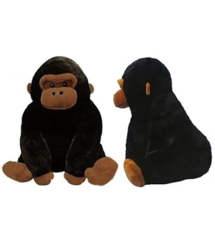 Amazon.co.jp: XCVXCV ホワイトゴリラぬいぐるみ かわいい リアル 大型