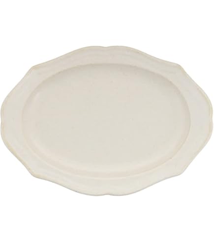 Amazon.co.jp: 吉田次朗 さん オーバル プレート 25 : ホーム＆キッチン