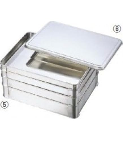 Amazon.co.jp: クローバー 18-8 餃子バット身 大 400×300×H50 : Home