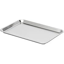 Amazon｜バット ステンレス 板厚0.8mm 業務用 (8枚取サイズ) 浅型 18-8