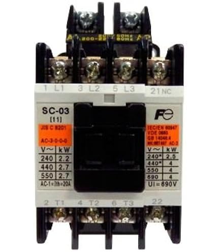 Amazon.co.jp: 三菱電機 SR-N4 電磁接触器, AC100V, 2a2b接点, 4A